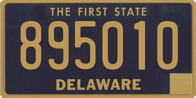 DE license plate 895010