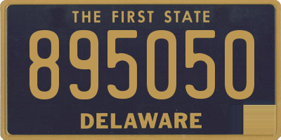 DE license plate 895050