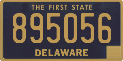 DE license plate 895056