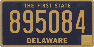 DE license plate 895084