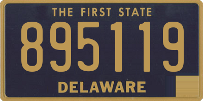 DE license plate 895119