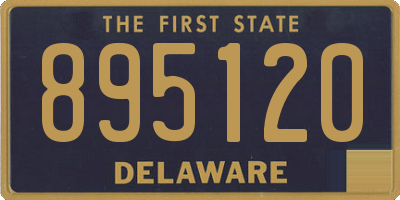 DE license plate 895120