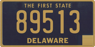 DE license plate 89513