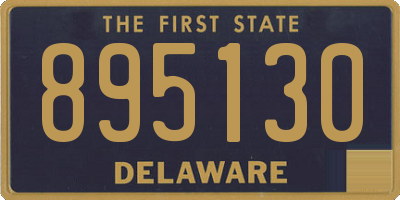 DE license plate 895130