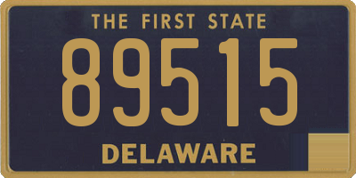 DE license plate 89515