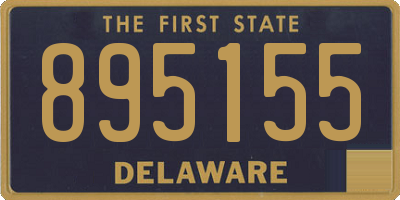 DE license plate 895155