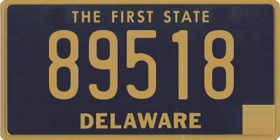 DE license plate 89518