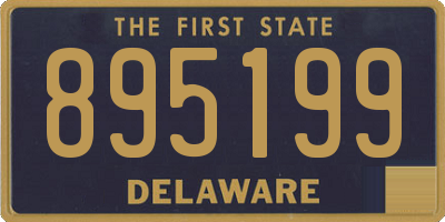 DE license plate 895199