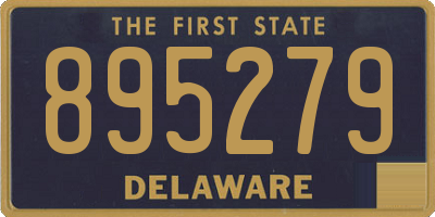 DE license plate 895279
