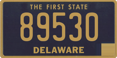 DE license plate 89530