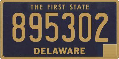 DE license plate 895302