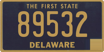 DE license plate 89532