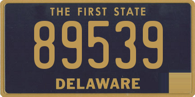 DE license plate 89539