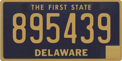 DE license plate 895439