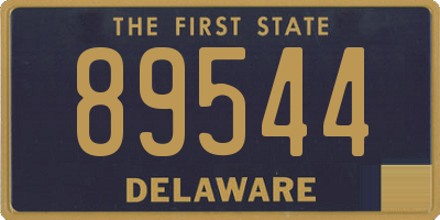 DE license plate 89544