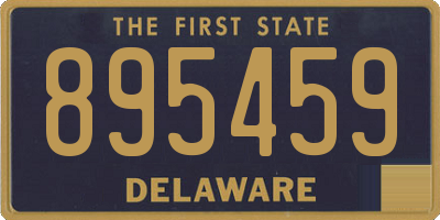 DE license plate 895459
