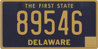DE license plate 89546
