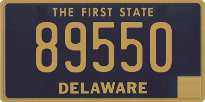 DE license plate 89550