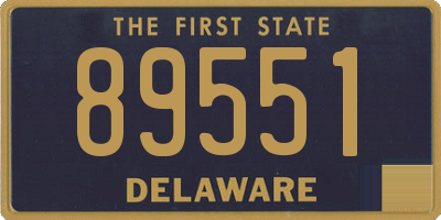 DE license plate 89551