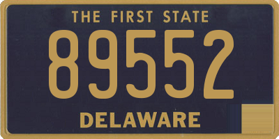 DE license plate 89552