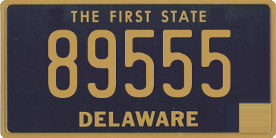 DE license plate 89555
