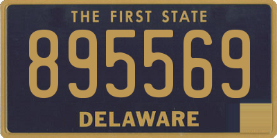 DE license plate 895569