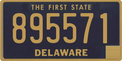 DE license plate 895571