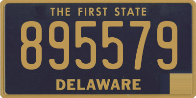 DE license plate 895579