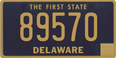 DE license plate 89570