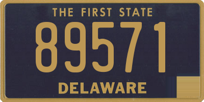 DE license plate 89571