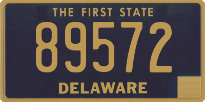 DE license plate 89572