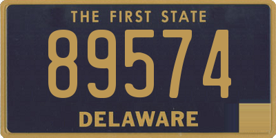 DE license plate 89574