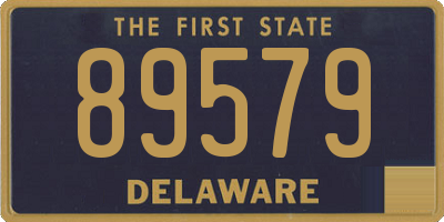 DE license plate 89579