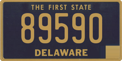 DE license plate 89590