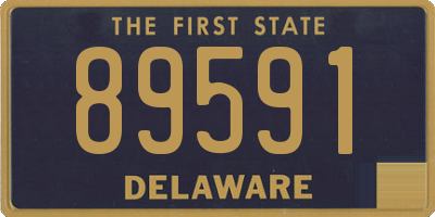 DE license plate 89591