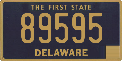 DE license plate 89595