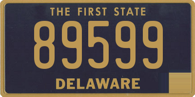 DE license plate 89599