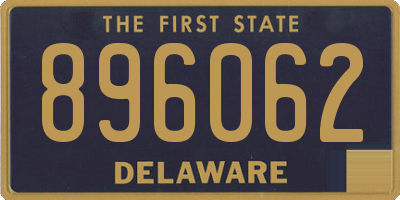 DE license plate 896062