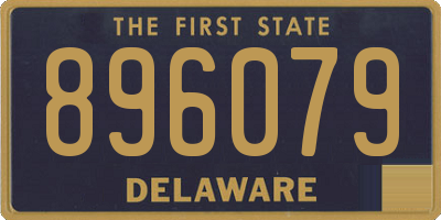 DE license plate 896079