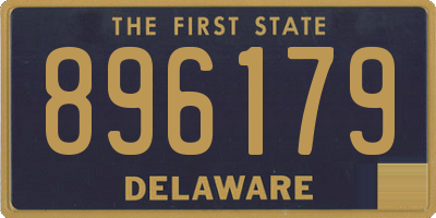 DE license plate 896179