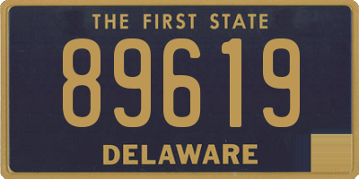 DE license plate 89619