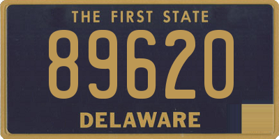 DE license plate 89620