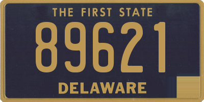 DE license plate 89621
