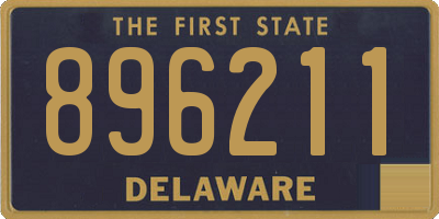 DE license plate 896211