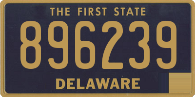 DE license plate 896239