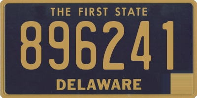 DE license plate 896241