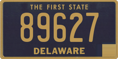 DE license plate 89627