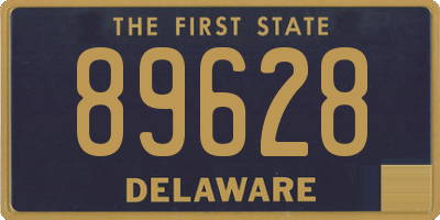 DE license plate 89628