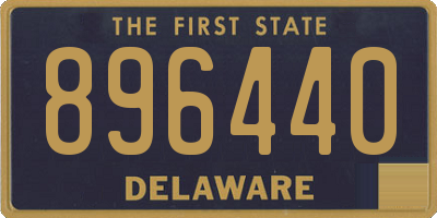 DE license plate 896440