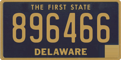DE license plate 896466